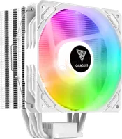 Ventirad Gamdias Boreas E1-410 RGB Blanc - Refroidissement Performant et Éclairage ARGB - 4