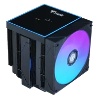 itek ICY-6HATP Processeur Refroidisseur d'air 12 cm Noir - 1