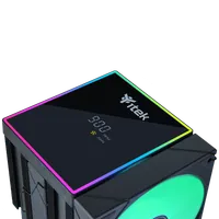 itek ICY-6HATP Processeur Refroidisseur d'air 12 cm Noir - 6