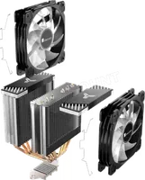 Ventilateur Processeur Jonsbo CR-2000GT RGB Noir - Refroidissement Performant et Éclairage ARGB - 4