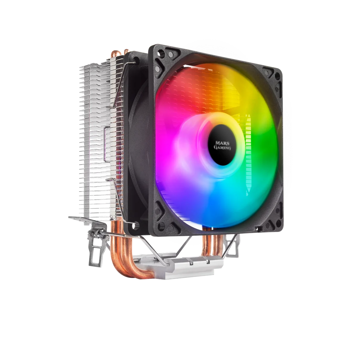 Mars Gaming MCPUARGB système de refroidissement d’ordinateur Processeur Refroidisseur 9 cm Noir 1 pièce(s)