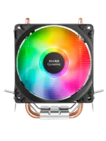 Mars Gaming MCPUARGB système de refroidissement d’ordinateur Processeur Refroidisseur 9 cm Noir 1 pièce(s) - 3