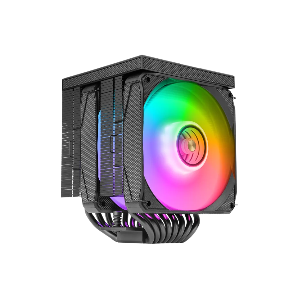 Mars Gaming MCPU-LCDPRO Processeur Refroidisseur d'air 12 cm Noir 1 pièce(s)