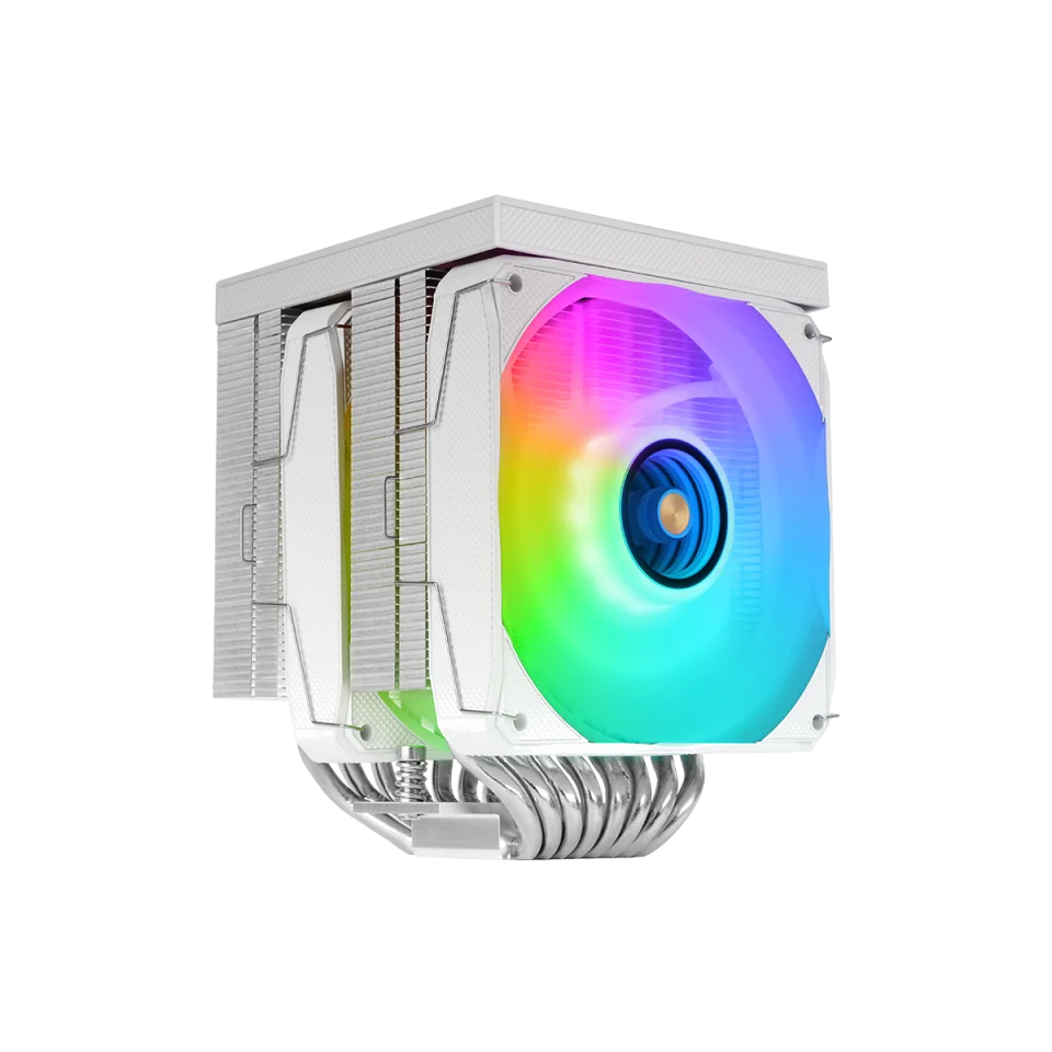 Mars Gaming MCPU-LCDPROW Processeur Refroidisseur d'air 12 cm Blanc 1 pièce(s)