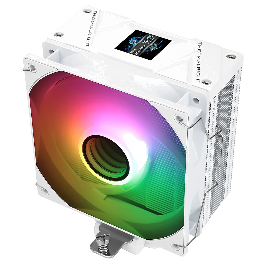 Ventirad Thermalright Assassin Spirit 120 EVO White ARGB - Refroidissement Performant et Esthétique