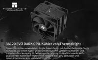 Ventilateur Processeur Thermalright Burst Assassin 120 Vision BLACK - Refroidissement Haute Performance avec Écran IPS - 1