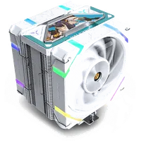 Ventilateur Processeur Valkyrie Vind SL125 RGB Blanc - Double Tour ARGB