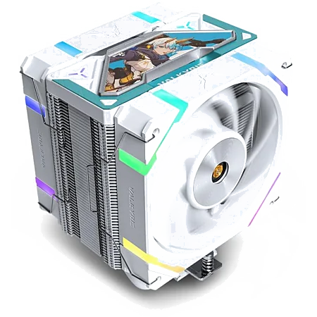 Ventilateur Processeur Valkyrie Vind SL125 RGB Blanc - Double Tour ARGB