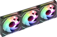 Lot de 3 Ventilateurs de Boîtier 12cm ARGB Noir - 2