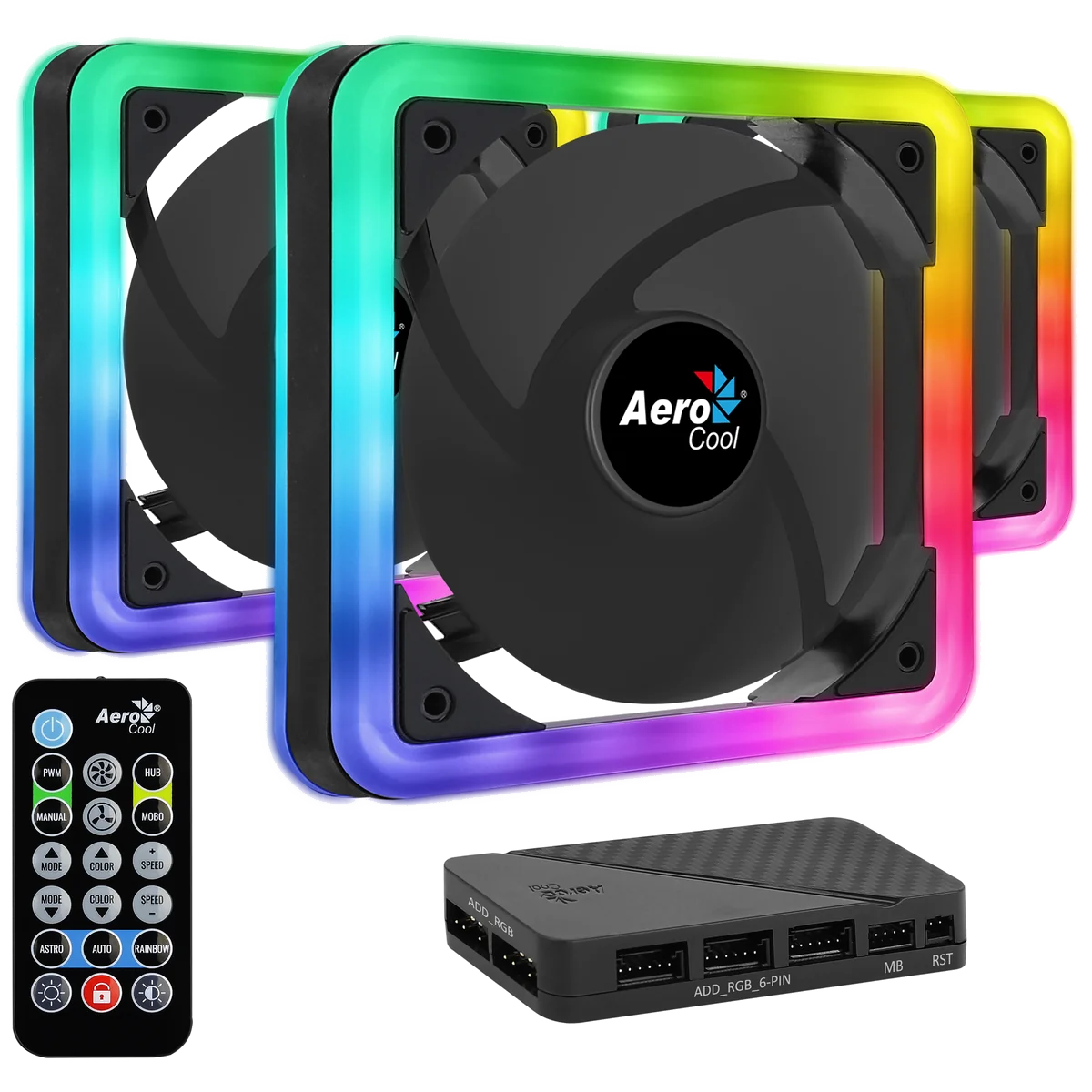 Aerocool Edge 14 Pro Boitier PC Ventilateur 14 cm Noir