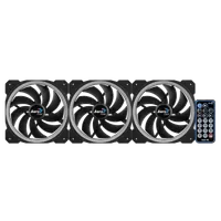 Aerocool Orbit RC - Ventilateur Boîtier PC 12 cm Noir - 2