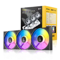 Lot de 3 Ventilateurs de Boîtier Antec Connect 12cm RGB PWM - Noir - 2