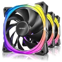 Lot de 3 Ventilateurs de Boîtier Antec 12cm PWM Noir - 1