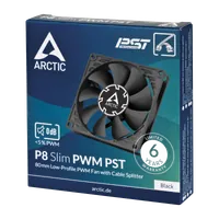 ARCTIC P8 Slim PWM PST Boitier PC Ventilateur 8 cm Noir 1 pièce(s) - 5