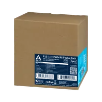 ARCTIC P12 Slim PWM PST Boitier PC Ventilateur 12 cm Noir 3 pièce(s) - 6