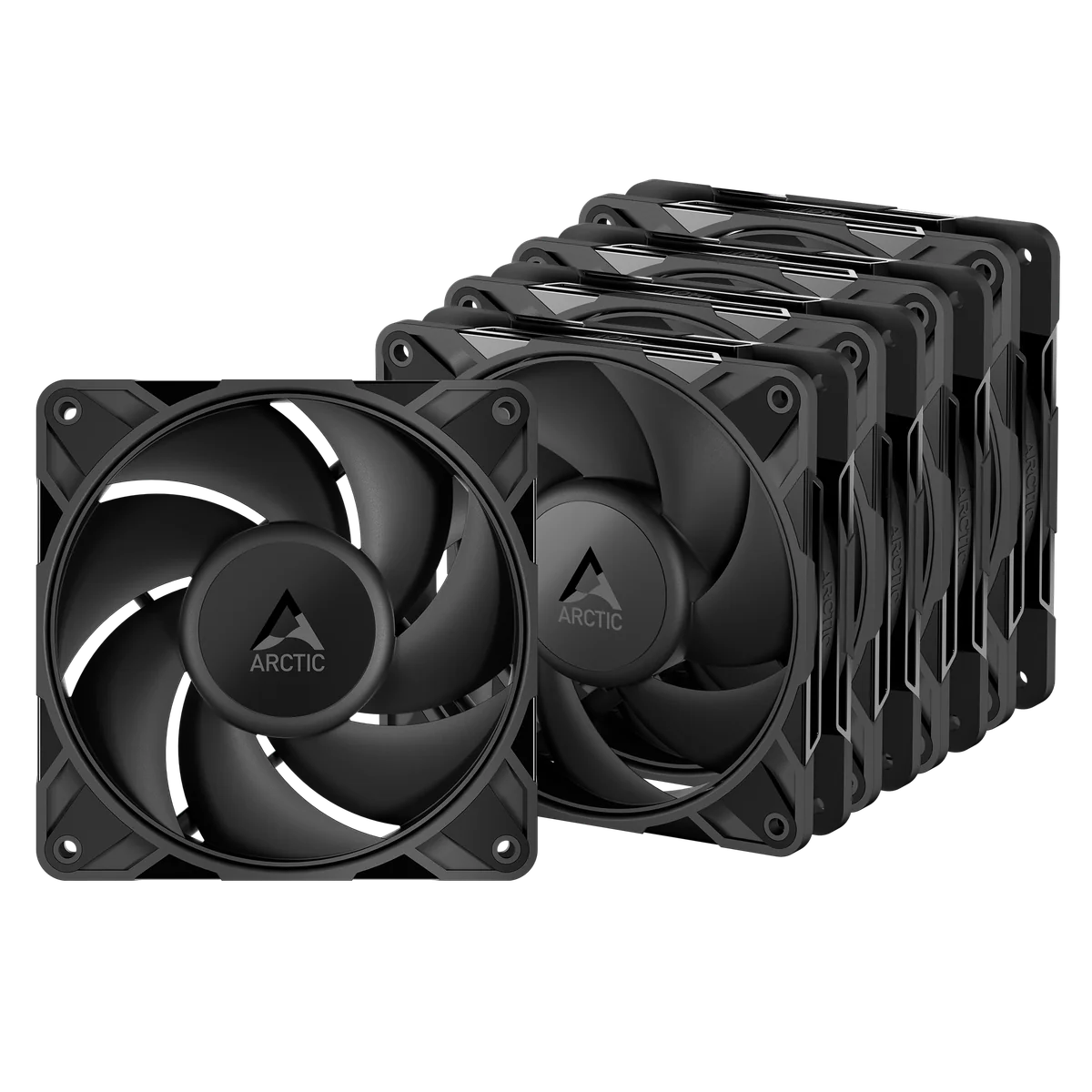 ARCTIC Freezer P12 Pro PST - 5 Pack Boitier PC Ventilateur 12 cm Noir 5 pièce(s)
