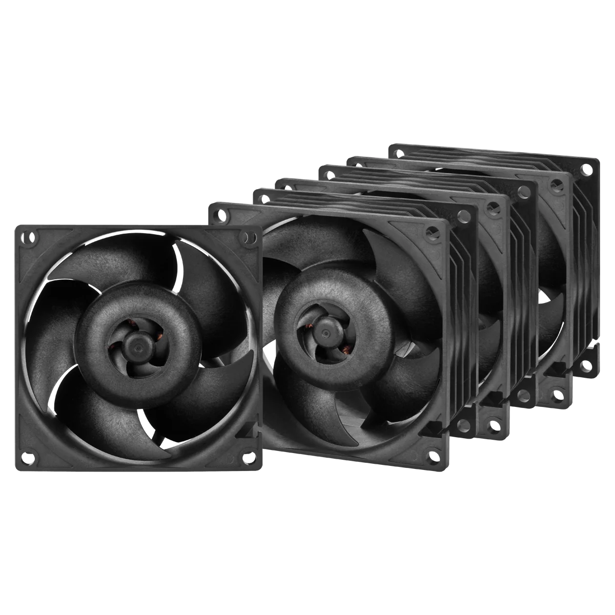 ARCTIC S8038-7K Processeur Ventilateur 8 cm Noir 4 pièce(s)
