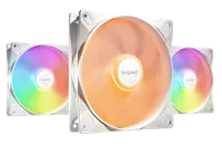 be quiet! Light Wings LX 140 mm PWM | Ventilateur PC ARGB White high-speed, Pack de 3 - 1