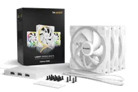 be quiet! Light Wings 120 mm PWM | Ventilateur PC ARGB White, Pack de 3 - 5