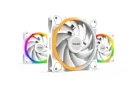 be quiet! Light Wings 120 mm PWM | Ventilateur PC ARGB high-speed White, Pack de 3 - 1