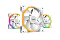 be quiet! Light Wings 140 mm PWM | Ventilateur PC ARGB White, Pack de 3 - 1