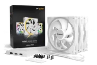 be quiet! Light Wings 140 mm PWM | Ventilateur PC ARGB White, Pack de 3 - 5