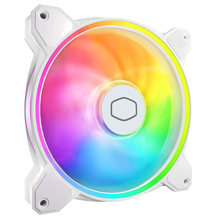 Ventilateur Boîtier Cooler Master MasterFan MF140 Halo² RGB 14cm Blanc