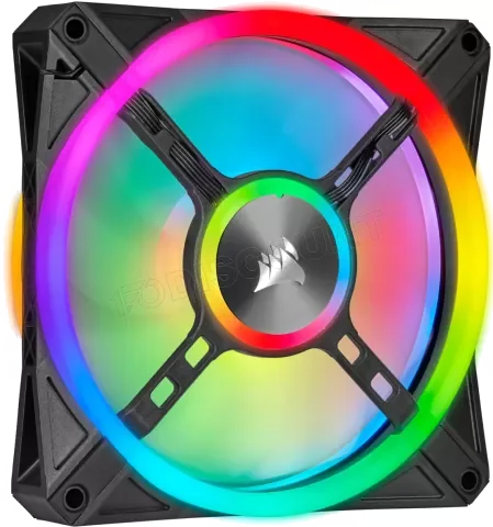 Ventilateur Boîtier Corsair iCUE QL140 RGB PWM 14cm Noir
