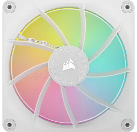 Lot de 2 Ventilateurs Boîtier Corsair iCUE LINK LX RGB 14cm Blanc