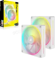 Lot de 2 Ventilateurs Boîtier Corsair iCUE LINK LX RGB 14cm Blanc - 3