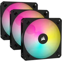 Lot de 3 Ventilateurs Boîtier Corsair iCUE LINK RX120 RGB PWM 120mm Noir - 1