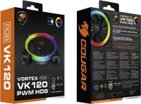 COUGAR VORTEX VK120 ARGB Boitier PC Ventilateur 12 cm Noir 1 pièce(s) - 6