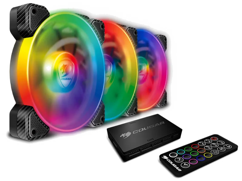 COUGAR Vortex RGB SPB 120 Boitier PC Ventilateur 12 cm Noir