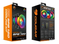 COUGAR Vortex RGB SPB 120 Boitier PC Ventilateur 12 cm Noir - 10