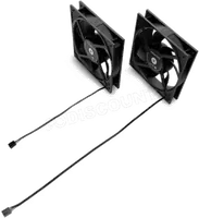 Lot de 2 Ventilateurs EK-Vardar EVO 140ER BB 14cm Noir - Haute Pression Statique - 2