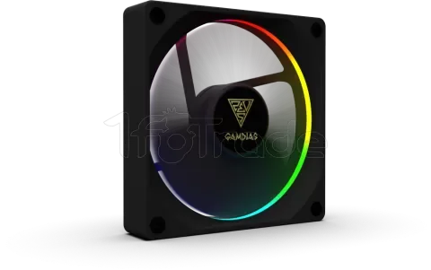 Ventilateur Boîtier PC Gamdias Aeolus M3 RGB 12cm Noir