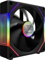 Lot de 3 Ventilateurs Boîtier Gamdias Aeolus P2 RGB 12cm - Noir - 2