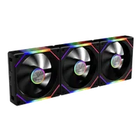 Lot de 3 Ventilateurs de Boîtier Gamdias Aeolus P2 RGB 12cm Noir - 1