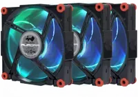 Lot de 3 Ventilateurs In Win Aurora RGB 12cm Noir/Rouge - 3