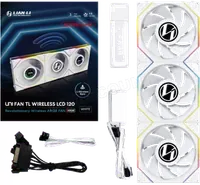 Ventilateur Boîtier Lian Li UNI FAN TL Wireless Reverse RGB 12cm Blanc
