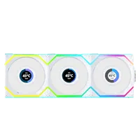 Lot de 3 Ventilateurs Lian Li UNI FAN SL-Infinity Wireless 120mm Blanc - RGB, Contrôleur Inclus - 3