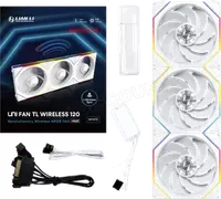 Lot de 3 Ventilateurs Lian Li Uni Fan TL RGB 12cm Blanc