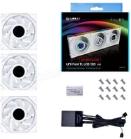 Lot de 3 Ventilateurs Lian Li Uni Fan TL RGB 12cm Blanc - 3