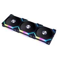 Lot de 3 Ventilateurs Lian Li Uni Fan SL-Infinity Wireless Reverse RGB 12cm Noir