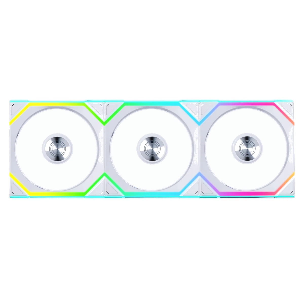 Lot de 3 Ventilateurs Lian Li Uni Fan SL-Infinity Wireless RGB 12cm Blanc