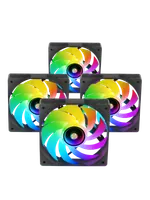 Mars Gaming MFSI4KIT système de refroidissement d’ordinateur Boitier PC Ventilateur 12 cm Noir - 2