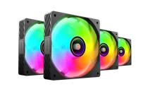 Mars Gaming MFSI4KIT système de refroidissement d’ordinateur Boitier PC Ventilateur 12 cm Noir - 3