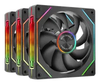 Mars Gaming MF-LINKFINITYKIT2 Boitier PC Ventilateur 12 cm Noir 3 pièce(s) - 3