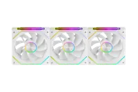 Mars Gaming MF-LINKFINITYKIT2RW - Kit 3 Ventilateurs PC 120mm Blanc
