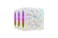 Mars Gaming MF-LINKFINITYKIT2RW - Kit 3 Ventilateurs PC 120mm Blanc - 3